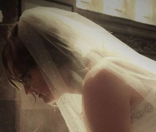 wedding photography Bride head shoot photo